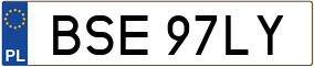 Truck License Plate